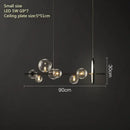 GobekUsa Glass Bubble Chandelier Light for Dining Room and Store