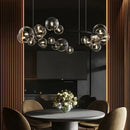 GobekUsa Glass Bubble Chandelier Light for Dining Room and Store