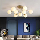 GobekUsa Glass Bubble LED Ceiling Light for Living Room Kitchen Bedroom