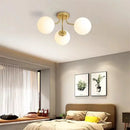 GobekUsa Glass Bubble LED Ceiling Light for Living Room Kitchen Bedroom