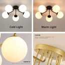 GobekUsa Glass Bubble LED Ceiling Light for Living Room Kitchen Bedroom