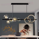 GobekUsa Glass Bubble LED Chandelier Dining Room Pendant Lighting