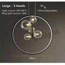 GobekUsa Glass Bubble LED Chandelier Dining Room Pendant Lighting