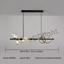 GobekUsa Glass Bubble LED Chandelier Dining Room Pendant Lighting