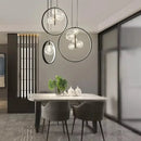GobekUsa Glass Bubble LED Chandelier Dining Room Pendant Lighting