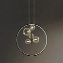 GobekUsa Glass Bubble LED Pendant Chandelier for Modern Living Room Decor