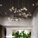 GobekUsa Bubble Ball LED Pendant Light Fixture for Hall, Dining Room, Bedroom - Height Adjustable