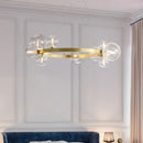 GobekUsa Bubble Ball LED Pendant Light Fixture for Hall, Dining Room, Bedroom - Height Adjustable