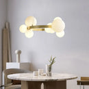 GobekUsa Bubble Ball LED Pendant Light Fixture for Hall, Dining Room, Bedroom - Height Adjustable