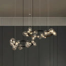 GobekUsa Bubble Ball LED Pendant Light Fixture for Hall, Dining Room, Bedroom - Height Adjustable