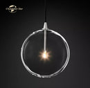 GobekUsa Glass Globe Pendant Light Chandelier for Dining Room, Bedroom, Entryway