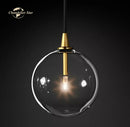 GobekUsa Glass Globe Pendant Light Chandelier for Dining Room, Bedroom, Entryway