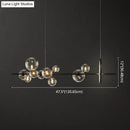 GobekUsa Contemporary Black Glass Pendant Lighting for Dining Table - Island Ceiling Light