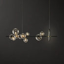 GobekUsa Contemporary Black Glass Pendant Lighting for Dining Table - Island Ceiling Light