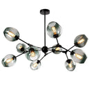 GobekUsa Glass LED Chandelier Pendant Light for Home Ceiling Dining Room Suspension