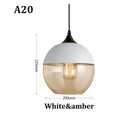 GobekUsa Black Glass Pendant Light Fixture for Modern Indoor Decor & Dining Room