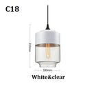 GobekUsa Black Glass Pendant Light Fixture for Modern Indoor Decor & Dining Room