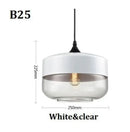 GobekUsa Black Glass Pendant Light Fixture for Modern Indoor Decor & Dining Room