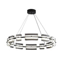 GobekUsa Glass Restaurant Chandelier, High-End All Copper Lighting Fixture