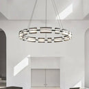 GobekUsa Glass Restaurant Chandelier, High-End All Copper Lighting Fixture