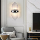 GobekUsa Glass Rod Crystal Wall Lamp: Modern Nordic Light Luxury for Bedroom, Living Room