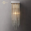 GobekUsa Glass Rod LED Wall Lamps - Modern Cascada Sconce for Home Decor