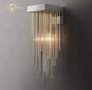 GobekUsa Glass Rod LED Wall Lamps - Modern Cascada Sconce for Home Decor
