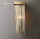 GobekUsa Glass Rod LED Wall Lamps - Modern Cascada Sconce for Home Decor