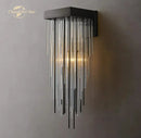 GobekUsa Glass Rod LED Wall Lamps - Modern Cascada Sconce for Home Decor