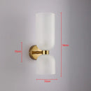 GobekUsa Glass Shade Wall Lamp: Modern Minimalist Art Lighting for Bedroom, Corridor, Staircase