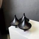 GobekUsa Geometric Gyroscope Triangle Cone Resin Decorative Figurines Ornament