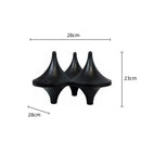 GobekUsa Geometric Gyroscope Triangle Cone Resin Decorative Figurines Ornament