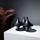GobekUsa Geometric Gyroscope Triangle Cone Resin Decorative Figurines Ornament