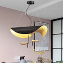 GobekUsa Lederam Manta Pendant Lamp Flying Saucer Hat industrial retro design white black