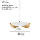 GobekUsa Lederam Manta Pendant Lamp Flying Saucer Hat industrial retro design white black
