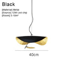 GobekUsa Lederam Manta Pendant Lamp Flying Saucer Hat industrial retro design white black