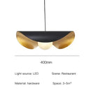 GobekUsa Lederam Manta Pendant - Industrial Retro Style White/Black Ceiling Lamp