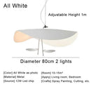 GobekUsa Lederam Manta Pendant - Industrial Retro Style White/Black Ceiling Lamp