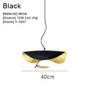 GobekUsa Lederam Manta Pendant - Industrial Retro Style White/Black Ceiling Lamp