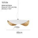 GobekUsa Lederam Manta Pendant - Industrial Retro Style White/Black Ceiling Lamp