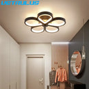 GobekUsa Acrylic Flower Twisted LED Chandelier Ceiling Lamp for Living Room, Hotel Decor