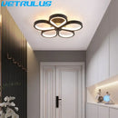 GobekUsa Acrylic Flower Twisted LED Chandelier Ceiling Lamp for Living Room, Hotel Decor