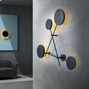 GobekUsa Adjustable Rotating LED Wall Sconce with Switch, Modern Stair Hallway Fixture