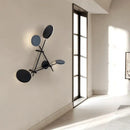 GobekUsa Adjustable Rotating LED Wall Sconce with Switch, Modern Stair Hallway Fixture