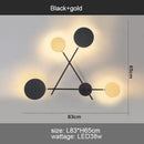 GobekUsa Adjustable Rotating LED Wall Sconce with Switch, Modern Stair Hallway Fixture