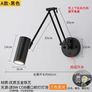 GobekUsa Adjustable Swing Arm LED Wall Lamp Touch Sensor Sconce Lights