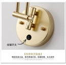 GobekUsa Adjustable Swing Arm LED Wall Lamp Touch Sensor Sconce Lights