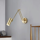 GobekUsa Adjustable Swing Arm LED Wall Lamp Touch Sensor Sconce Lights