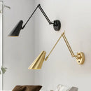 GobekUsa Adjustable Swing Arm LED Wall Lamp Touch Sensor Sconce Lights