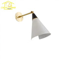 GobekUsa Athena Black/Gold Lustre LED Swing Arm Wall Lamp - E27 Kitchen Island Sofas Cafe